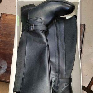 A New Day Black Riding Boots Size 10